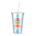 16 oz Double Wall Acrylic Tumbler With Straw - Image 2
