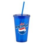 16 oz Double Wall Acrylic Tumbler With Straw - Image 5
