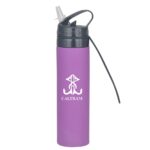 600ML Foldable Silicone Water Bottle - Image 5
