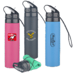 600ML Foldable Silicone Water Bottle - Image 4