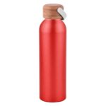 600ML Aluminum Water Bottle With Bamboo Lid - Image 5