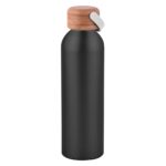 600ML Aluminum Water Bottle With Bamboo Lid - Image 6
