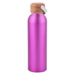 600ML Aluminum Water Bottle With Bamboo Lid - Image 7