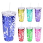 28oz.Double Wall Acrylic Tumbler With Straw