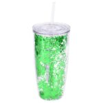 28oz.Double Wall Acrylic Tumbler With Straw - Image 6