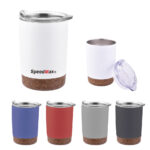 12 oz. Stainless Steel Thermo Tumbler With Cork Base - Image 2