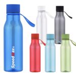 600ML Hard Plastic Water Bottle W/Steel Lid