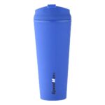 24 oz Rubberized Double Wall Plastic Tumbler With Straw - Image 5