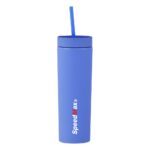 16oz. Double Wall Acrylic Tumbler With Straw - Image 3
