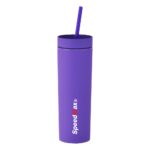 16oz. Double Wall Acrylic Tumbler With Straw - Image 4