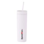 16oz. Double Wall Acrylic Tumbler With Straw - Image 5