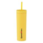 16oz. Double Wall Acrylic Tumbler With Straw - Image 2