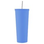 24 oz. Stainless Steel Thermo Tumbler With Straw - Image 4