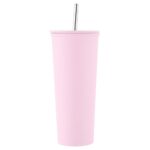 24 oz. Stainless Steel Thermo Tumbler With Straw - Image 7