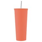24 oz. Stainless Steel Thermo Tumbler With Straw - Image 3