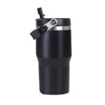 20 oz Stainless Steel Insulated Tumbler W/Flip Handle - Image 3