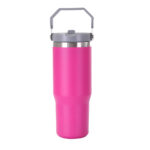 30 oz.Stainless Steel Insulated Tumbler W/Flip Handle - Image 3