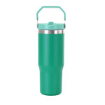 30 oz.Stainless Steel Insulated Tumbler W/Flip Handle - Image 6