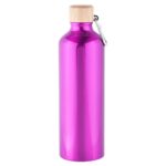 750ML Aluminum Water Bottle With Bamboo Lid - Image 4