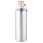 750ML Aluminum Water Bottle With Bamboo Lid - Image 7