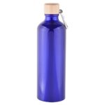 750ML Aluminum Water Bottle With Bamboo Lid - Image 3