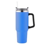 40 oz. Stainless Steel Insulated Mug W/Straw - Image 3