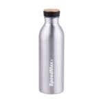 600ML Aluminum Water Bottle W/Bamboo Lid - Image 4