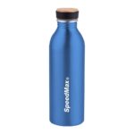 600ML Aluminum Water Bottle W/Bamboo Lid - Image 6