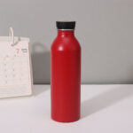 600ML Aluminum Water Bottle W/Bamboo Lid - Image 11