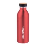 600ML Aluminum Water Bottle W/Bamboo Lid - Image 7