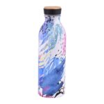600ML Aluminum Water Bottle W/Bamboo Lid - Image 8