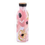 600ML Aluminum Water Bottle W/Bamboo Lid - Image 3