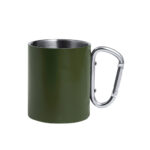 220ML Stainless Steel Cup With Carabiner Handle - Image 4