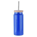450ML Aluminum Coke Can With Bamboo Lid & S/S Straw - Image 5
