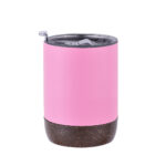 8 oz Stainless Steel Insulated Cup W/Cork Look Base - Image 2