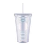 16 oz Double Wall Acrylic Tumbler With Straw - Image 5