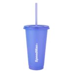 20 oz Color-Changing Tumbler With Straw - Image 5
