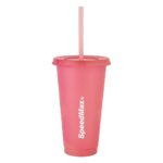 20 oz Color-Changing Tumbler With Straw - Image 2