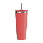 710ML Coffee Grounds Fiber Cup With Straw - Image 7