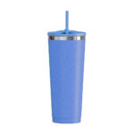 710ML Coffee Grounds Fiber Cup With Straw - Image 3