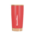 20 oz Stainless Steel Insulated Travel Tumbler W/Bamboo Lid & Base - Image 7