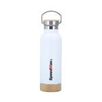 500ML Stainless Steel Insulated Water Bottle W/Bamboo Lid & Base - Image 3