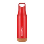 500ML Stainless Steel Insulated Water Bottle W/Cork Base - Image 5