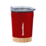 12oz.Stainless Steel Tumbler W/Bamboo Base - Image 3