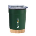 12oz.Stainless Steel Tumbler W/Bamboo Base - Image 2