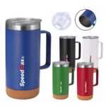 16 oz Stainless Steel Insulated Mug W/Cork Base