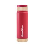 500ML Stainless Steel Insulated Water Bottle W/Bamboo Lid & Base - Image 2