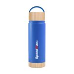 500ML Stainless Steel Insulated Water Bottle W/Bamboo Lid & Base - Image 5