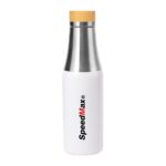 500ML Stainless Steel Insulated Water Bottle W/Bamboo Lid - Image 5