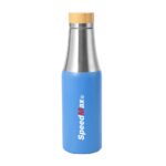 500ML Stainless Steel Insulated Water Bottle W/Bamboo Lid - Image 6